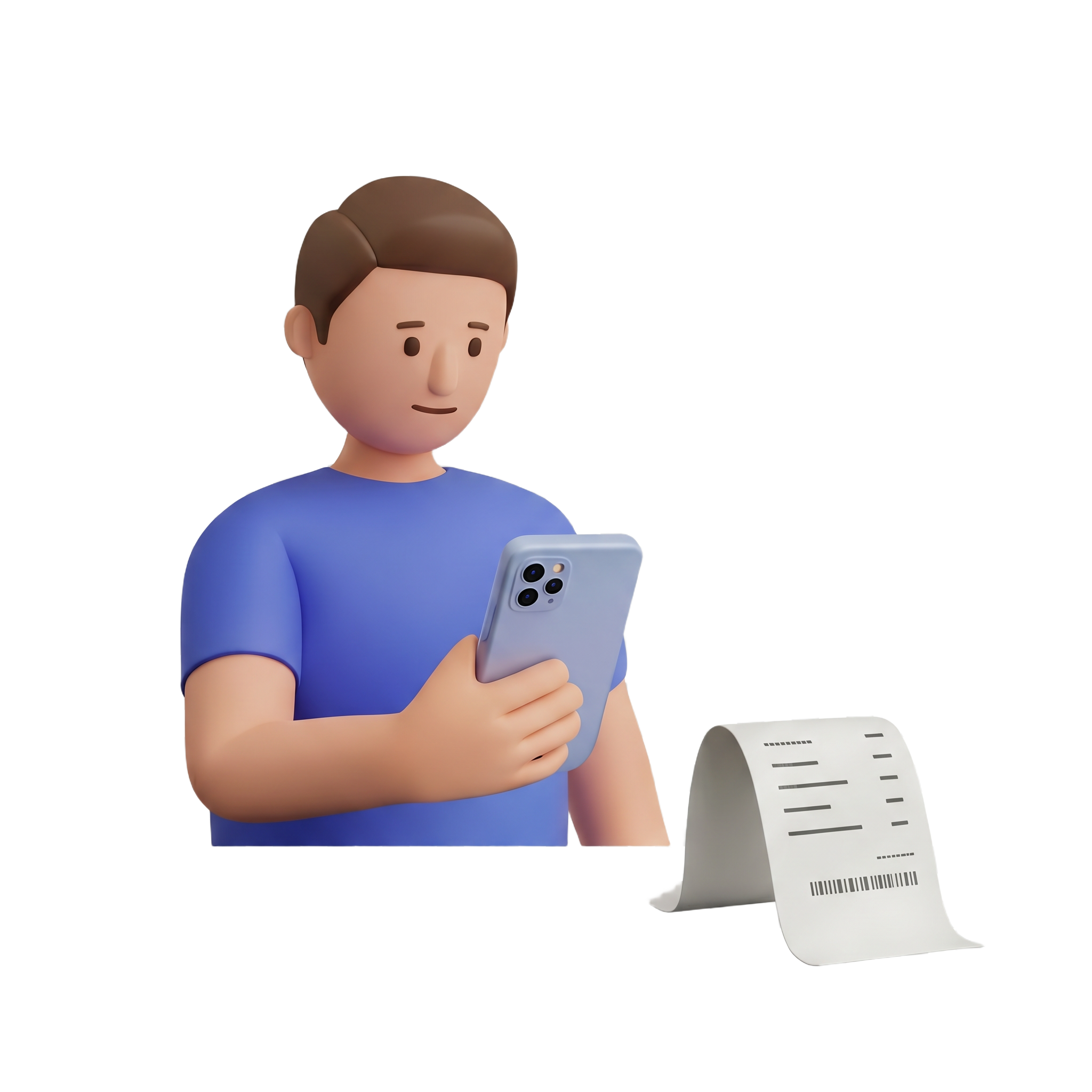 Snap receipt illustration